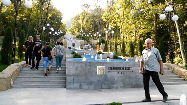 Каскадная лестница в Железноводске смотреть онлайн