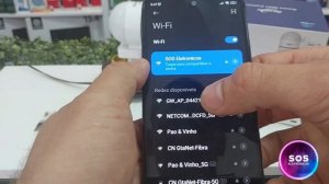 Como configurar câmera robô Wi-Fi 360° de tomada