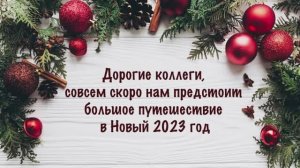 С Новым 2023 годом, любимые коллеги!