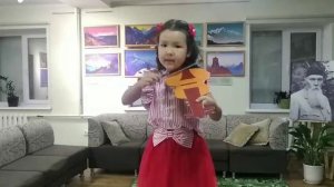 Смычок-новичок. Айлина Кубанычбекова, 5 лет