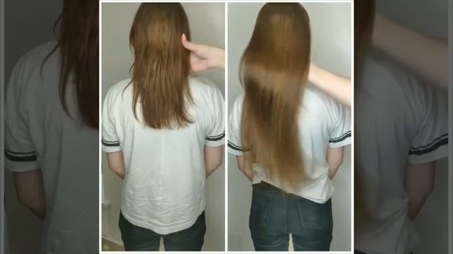 Наращивание волос до и после смотреть онлайн