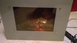 Электрокамин - делаем фоновый звук