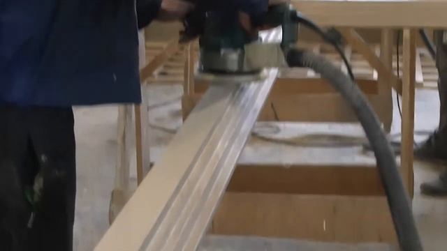 Шлифовка окон из дуба - Деревянные окна от производителя смотреть онлайн