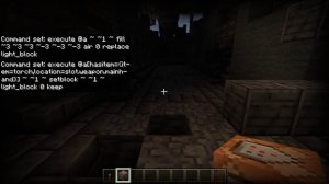 Dynamic Light (Handheld Torch) Command for Minecraft Bedrock