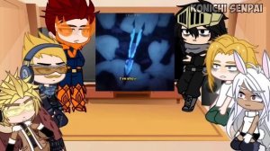 Past Pro heroes react to League of Villains // MHA // Gacha Club