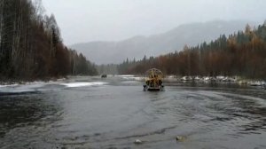 Аэролодка "Вьюга". Кантегир. У Заставы.