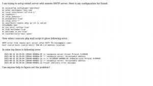 Exim4 server setup and configuration with remote SMTP