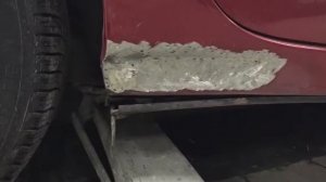 Ремонт и покраска порога автомобиля Mazda 6