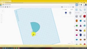 Making a flat maxillary plate in Tinkercad