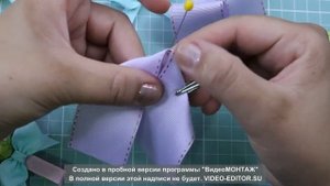 роза из лент на заколочке. сделать легко.