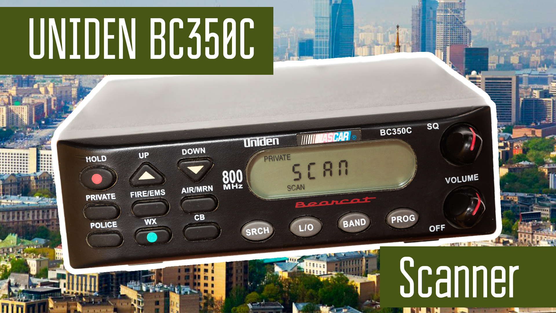 Uniden BC350C приёмник сканнер настольный автомобильный. Обзор. Приём реальных сигналов.