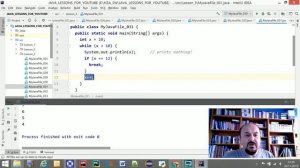 JAVA Lessons - 3 - worked on JetBrains  Intellij IDEA and on Eclipse IDE