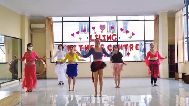 Belly dance fusion Casablanca by Sinta Liling Fitness Medan смотреть онлайн