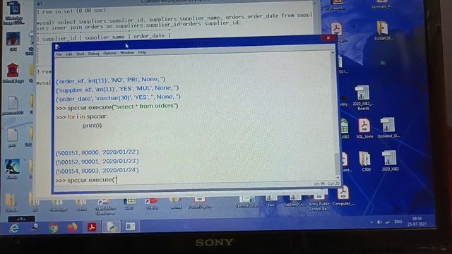 Connecting to MySQL from Python and implementing SQL Joins смотреть онлайн