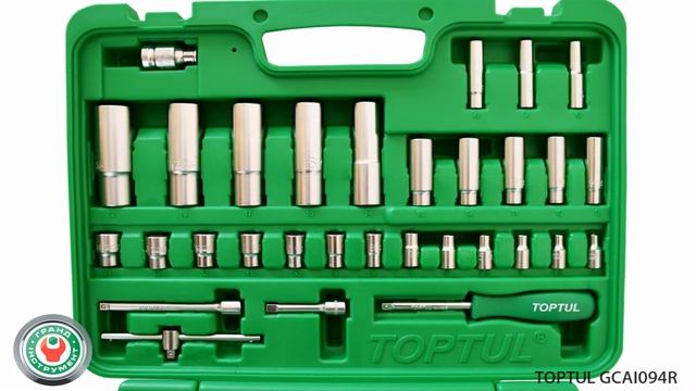 Набор профессионального инструмента Toptul GCAI094R на 94 предмета. смотреть онлайн