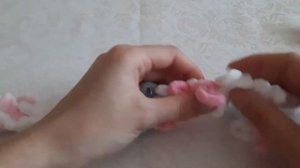Детский плед из ализе пуффи