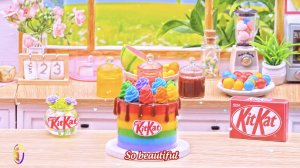 Удивительный торт KitKat _ Вкусные рецепты шоколадного торта. Маленький шоколадный торт