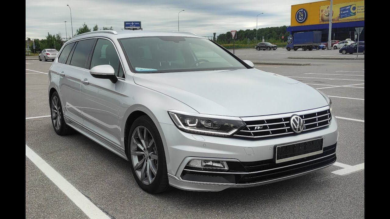 Volkswagen Passat R-LINE - лучший дизельный универсал из Германии с честным пробегом 204 т. км смотреть онлайн