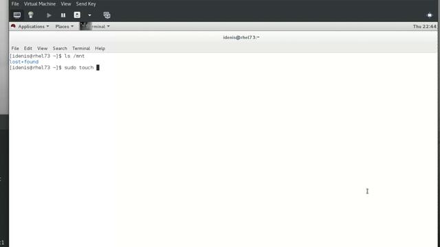 32. Расширение разделов Ext4 RHEL 7.3