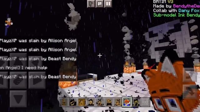 WE SPAWNED BEAST BENDY IN MINECRAFT! Part 2 (BATIM V3 Addon) смотреть онлайн