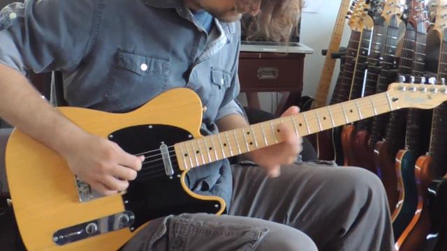 Blues in B minor Fender Telecaster Special Edition FSR Butterscotch смотреть онлайн