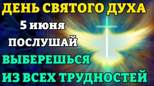 5 июня ЭТУ МОЛИТВУ ЧИТАЮТ РАЗ В ГОДУ! ВЫБЕРЕТЕСЬ ИЗ ВСЕХ ТРУДНОСТЕЙ! Канон Святому Духу. Православие