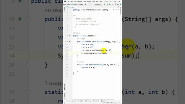 Java - Phân biệt tham số vs đối số смотреть онлайн