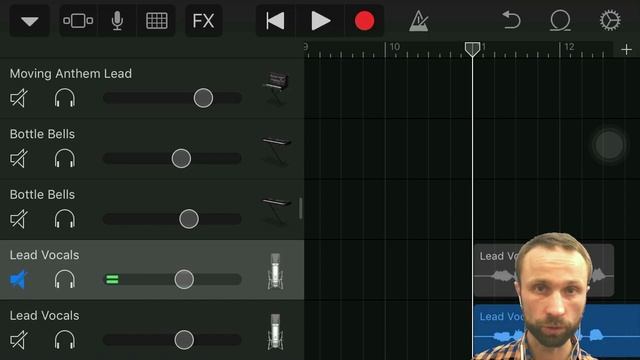 GarageBand Как записать вокал поверх фонограммы или как записать голос на минус смотреть онлайн