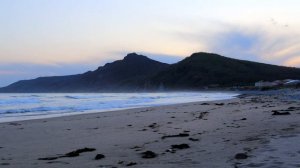 4К ULTRA HD. Бухта Шепалова, вечер, гора Чертов Утес.