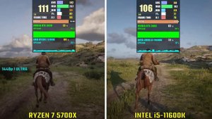 RYZEN 7 5700X vs INTEL i5-11600K | Test in 5 Games | 1440p