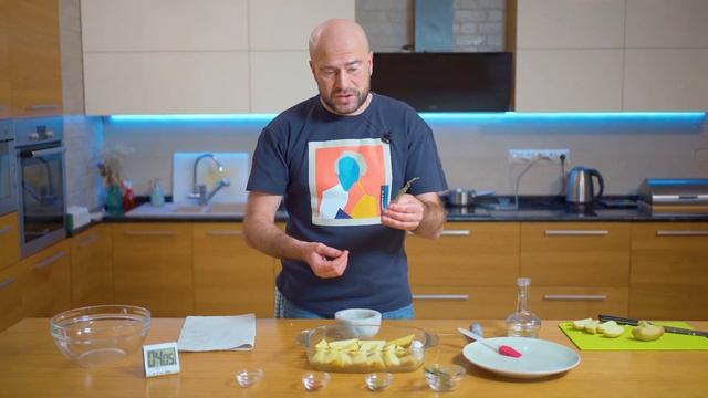 Картошка по-селянски! Секрет хрустящего картофеля по-деревенски.