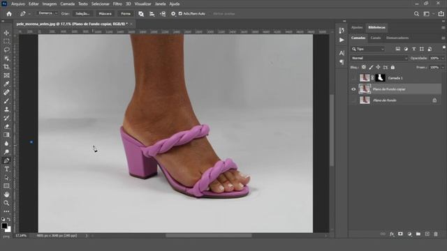 RECORTE MANUAL NO PHOTOSHOP usando a Ferramenta Caneta смотреть онлайн