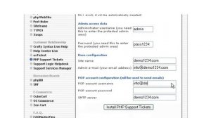 How to install Php Support Ticket - Fantastico