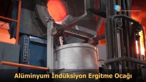 Индукционная печь ИНДЕМАК для плавки алюминиевых сплавов.