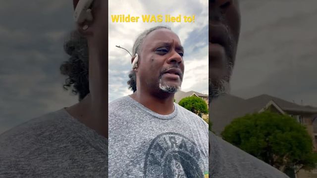 Malik Scott angry!  Deontay Wilder was lied to about the AJ fight and money.