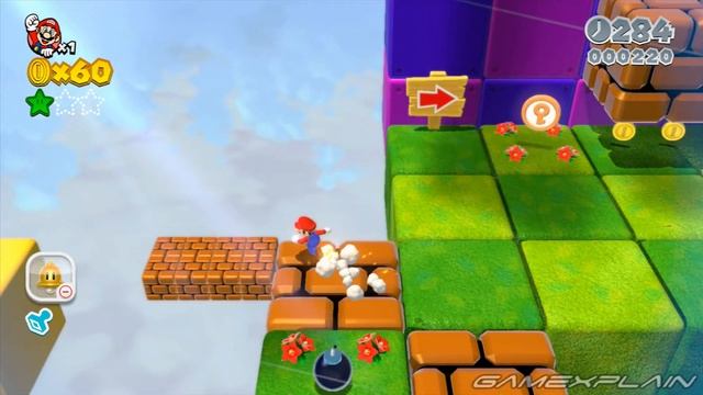 Super Mario 3D World - All Star World Green Stars & Stamps Guide & Walkthrough смотреть онлайн