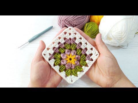 ОЧЕНЬ КРАСИВЫЙ МОТИВ КРЮЧКОМ!/УЗОР ДЛЯ ПЛЕДА/ОБЪЕМНЫЙ УЗОР КРЮЧКОМ смотреть онлайн