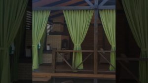 Шторы для открытых веранд террас и уличных кафе.