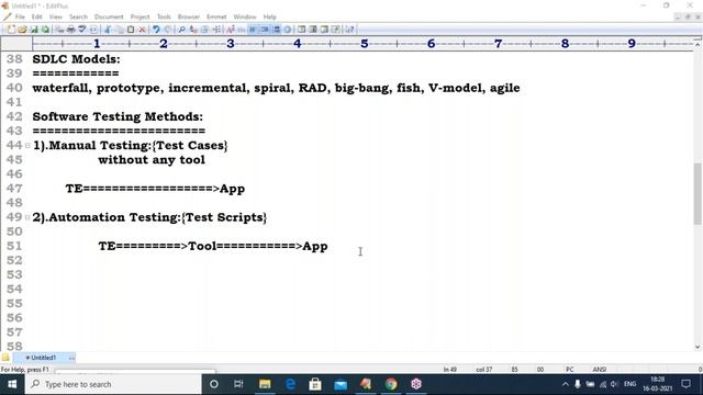 MANUAL + SELENIUM tutorials || Demo - 1 || by Mr. Mahesh On 16-03-2021 @6PM IST смотреть онлайн