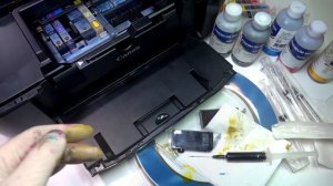 Как заправить картридж в домашних условиях Canon Pixma IP4700