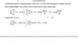lecture1.1 Type of Integral equations, Fredholm and Volterra integral equations