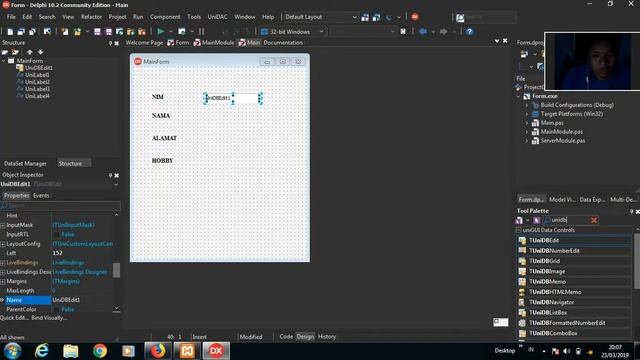 How To Make Simple Database with Delphi and mySQL смотреть онлайн