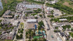 Харьковская область с высоты. Купянск. Река Оскол. Май 2021.