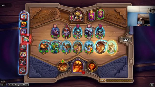 Hearthstone Battlegrounds Gameplay ~ First Place with Ragnaros the Firelord and some decent dragons смотреть онлайн