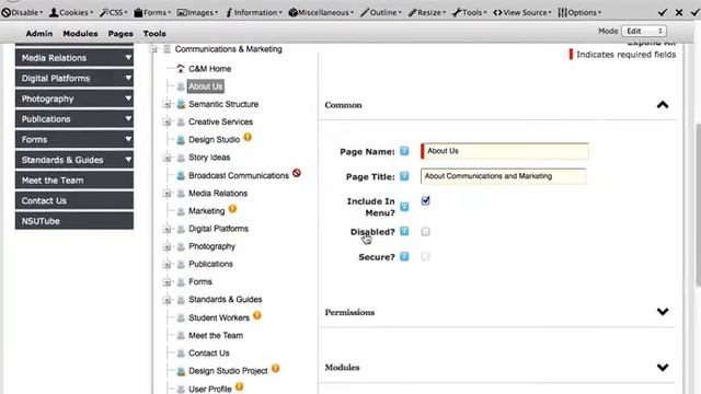 NSU DNN: Make a Page Hidden (not live) via Page Management смотреть онлайн