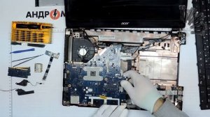 Разбор "По болтикам" Ремонт acer Aspire 5733 series