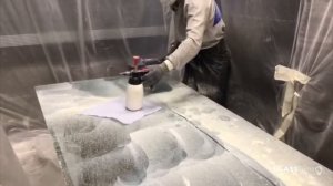 Полировка стеклянной столешницы - Гласслайт