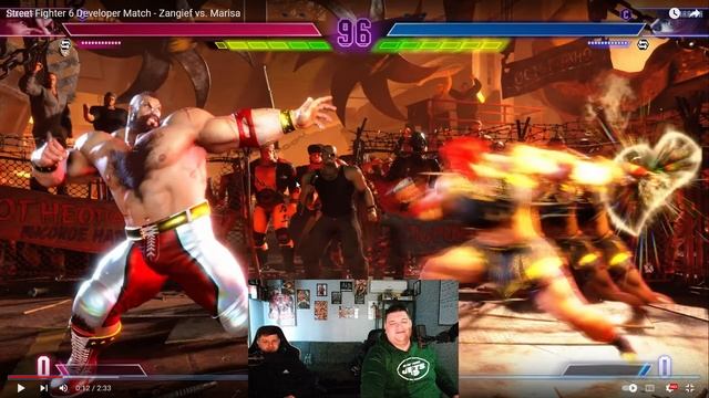 FATBOYZ REACT! ZANGIEF VS MARISSA DEVELOPER MATCH! смотреть онлайн