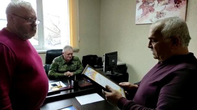 Вручение благодарственного письма Николаю Колесникову смотреть онлайн