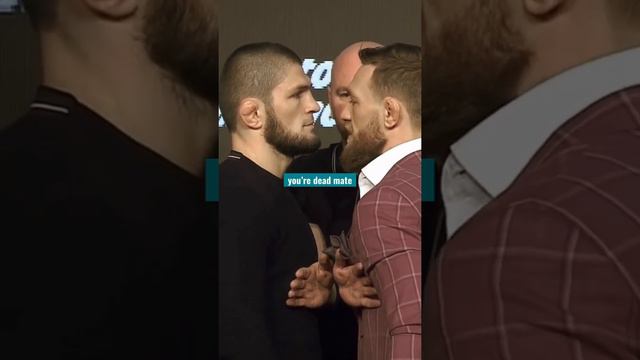 Khabib Vs Conor McGregor Face-Off “You’re Dead”